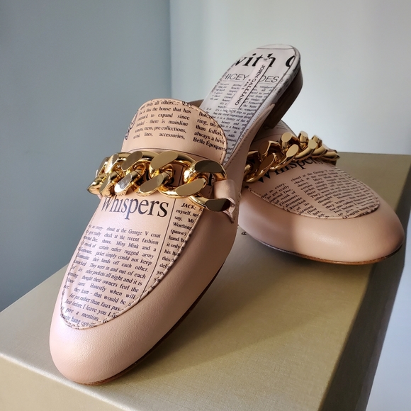 John Galliano Chain Leather Loafers - Picture 3 of 11